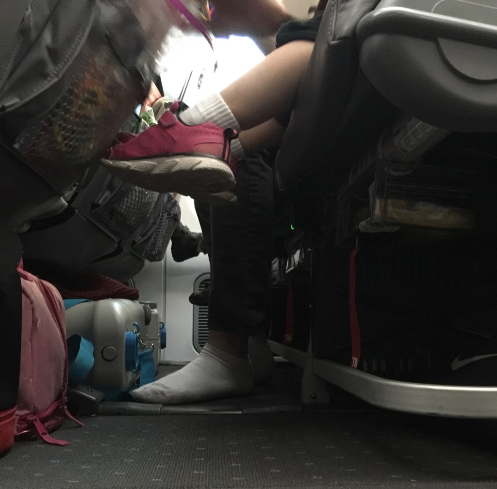 JetKids BedBox under the seats.