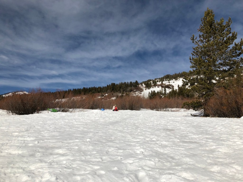 Free sledding in Tahoe