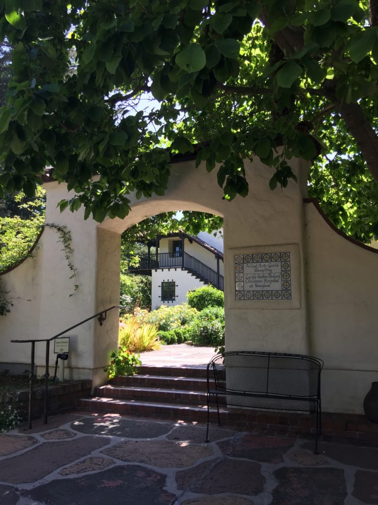 The archway into the Allied Arts Guild