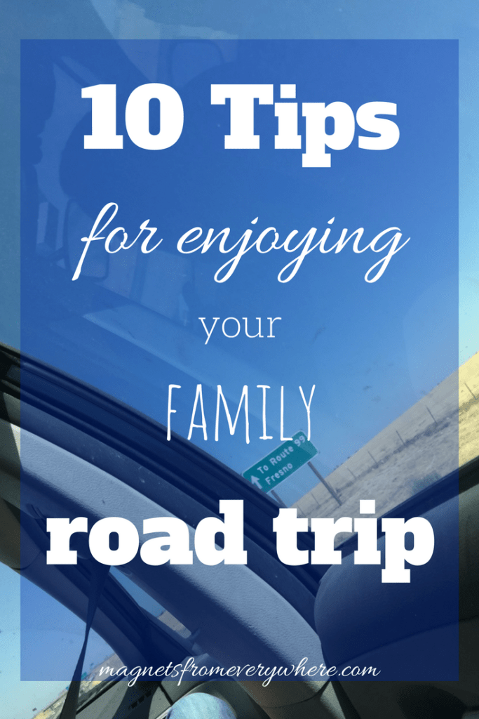 10 tips for enjoying your family road trip
