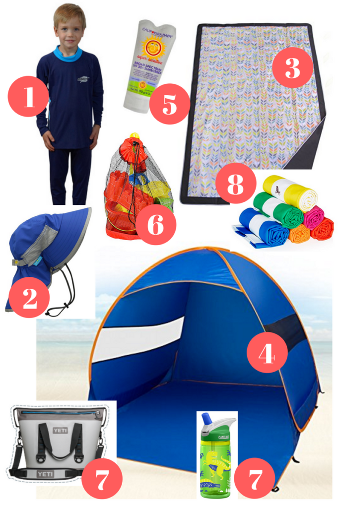 Beach packing list