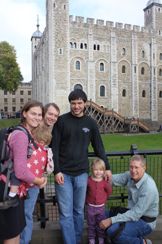 Tower of London with kids