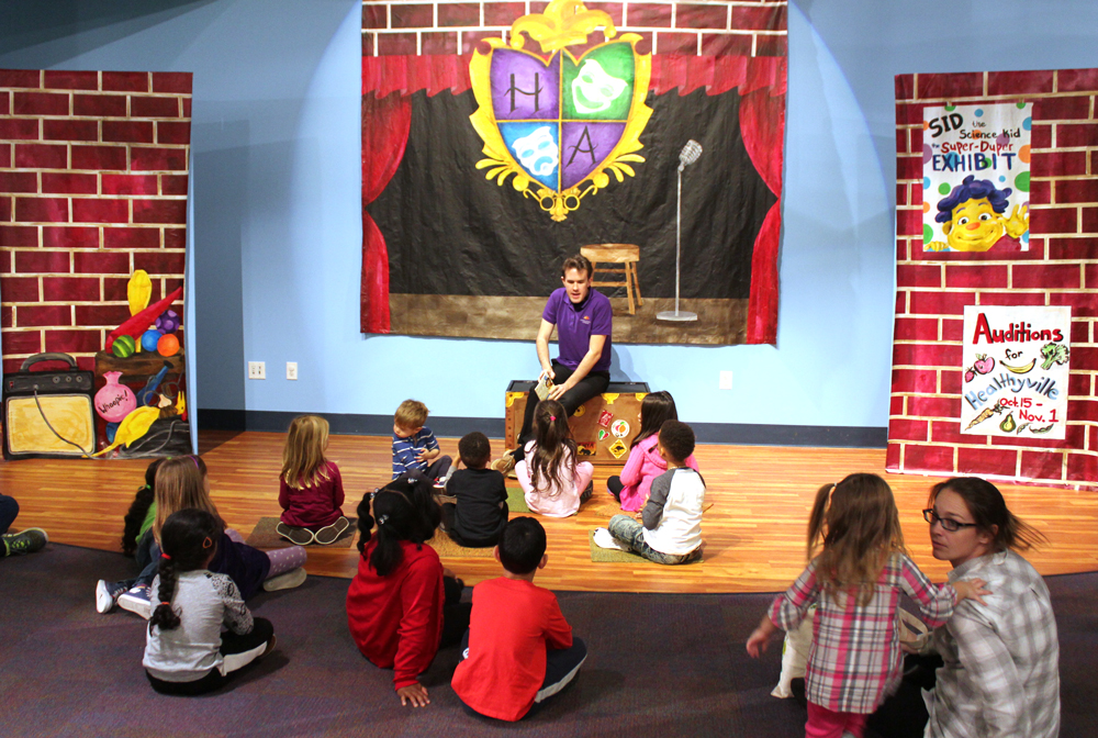 Storytime at the Children's Museum of Atlanta.