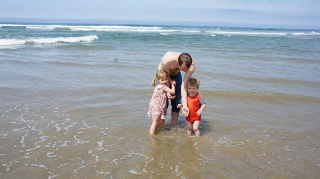 Playing in the water