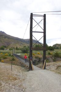 Mountain biking bridge Queenstown