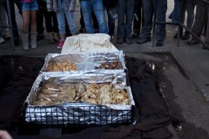 Maori cultural show feast