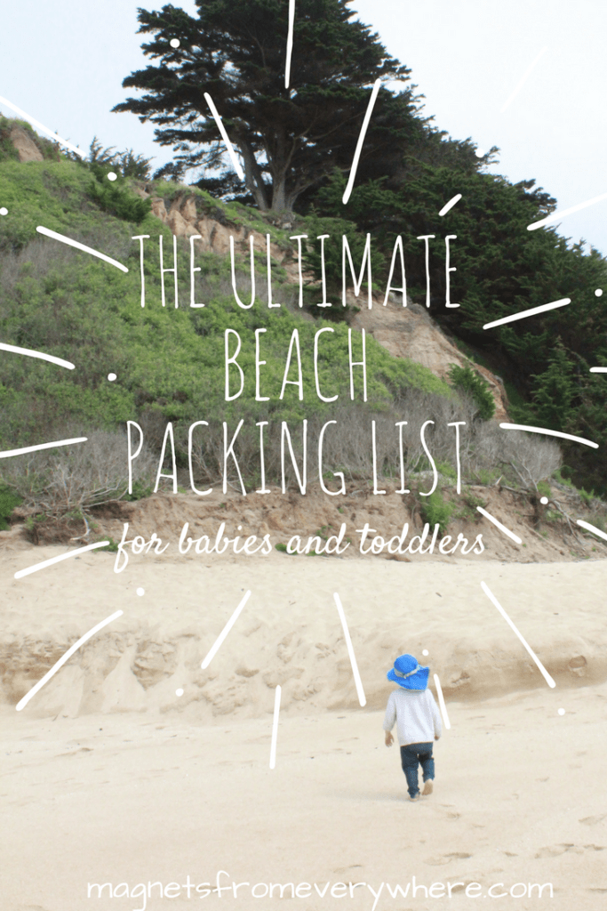 The ultimate beach packing list for babies and toddlers