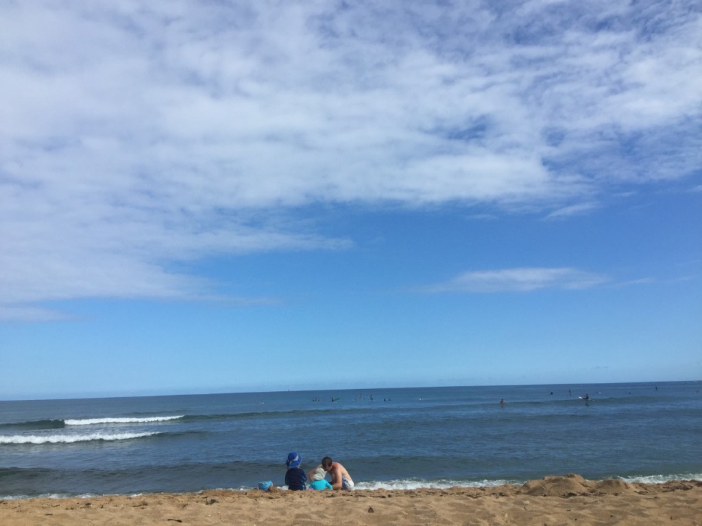 Water safety on the beach