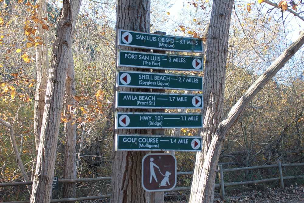 Bob Jones Trail Signpost