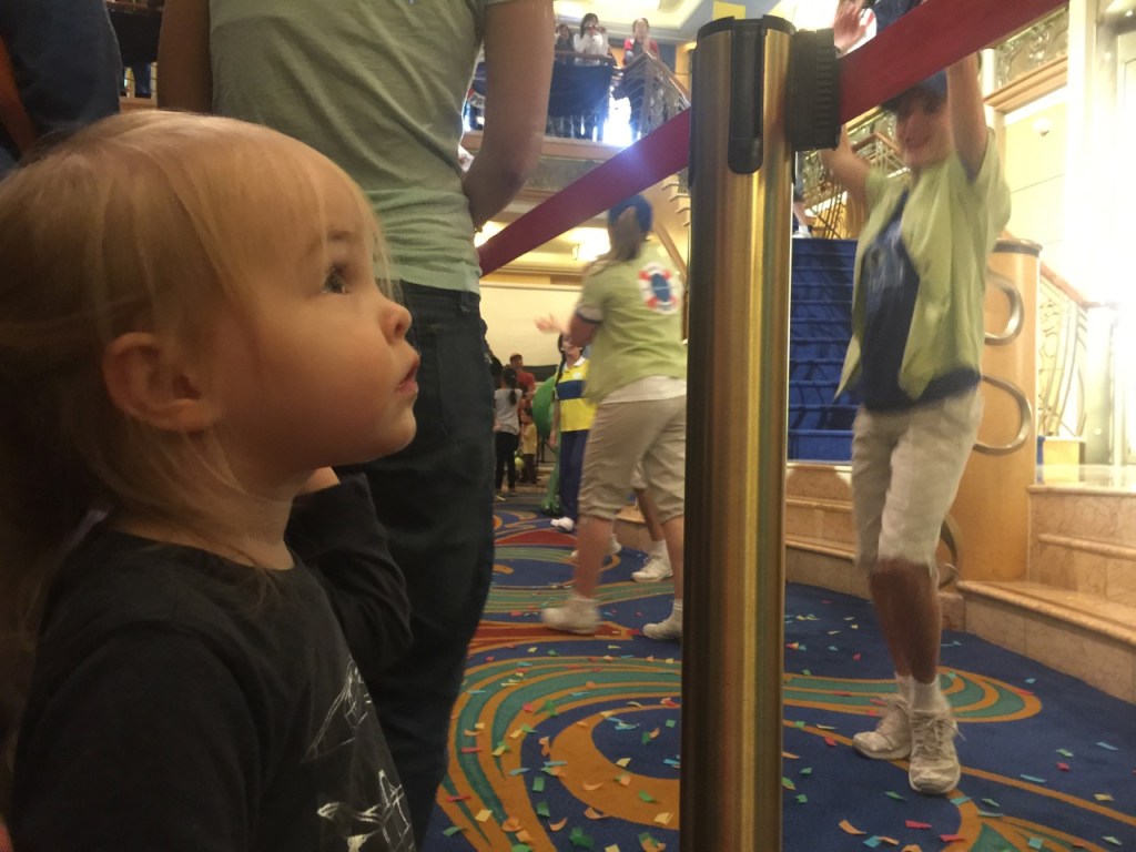 HJ watching the dance party