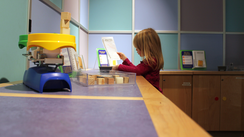 Science station at the Children's Museum of Atlanta