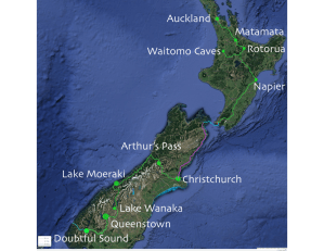New Zealand Map